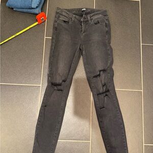 PAIGE Verdugo Ankle Distressed Skinny Jeans Size 26